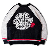 B-TRS SHAGGY KNIT JQ CARDIGAN