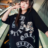 【GALFY×GALLIS ADDICTION】闇落ちピアス SS Tee