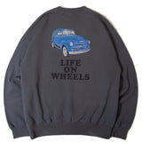 SCHOTT-LIFE ON WHEELS CREW　SWEAT