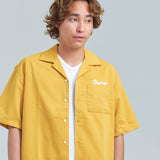 ALCARZA/アルカーザ バック刺繍ボーリング半袖シャツ