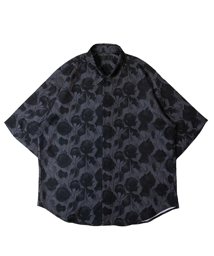 LV 総柄とろみSSシャツ