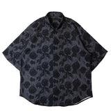 LV 総柄とろみSSシャツ
