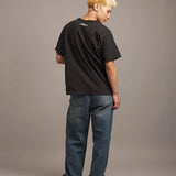 B-TRS PARIS/JPN PRINT&LINESTONE SS TEE