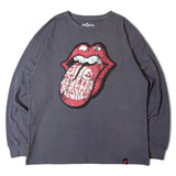 B-TRS PRINT&LINESTONE LS TEE