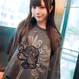 【GALFY×GALLIS ADDICTION】チー牛Tee SSMENS)
