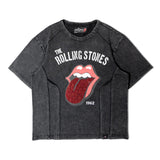 【The Rolling Stones×JACKROSE】 切替･ラインストーン･SSTEE