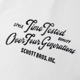 Schott/ショット TIME TESTED OVER FOUR GENERATIONS EMB. HENLEY SS T-SHIRT