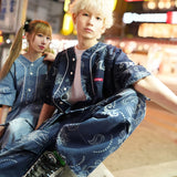 【GALFY×GALLIS ADDICTION】安定の別注デニムベースボールSSシャツ
