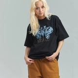 JE STUDS PRINT SS TEE