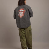 B-TRS PRINT DENIM SHIRTS