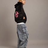 GA DENIM PARACHUTE CARGO PANTS