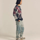 JE スプラッシュジャガードクルーニット