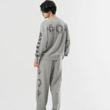 GA Cross 刺繍-Print Crew