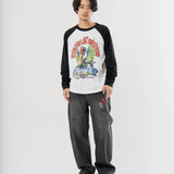 【The Rolling Stones×JACKROSE】 シグネチャー・ワッペン デニムパンツ