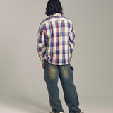 JE HEAVY FLANNEL CHECK WORK SHIRTS