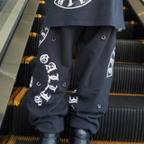 【GALFY×GALLIS ADDICTION】闇落ちピアススウェットパンツ