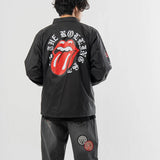 【The Rolling Stones×JACKROSE】 Lips&Tongu-シグネチャー コーチJKT