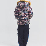 GA SHINY FUR PUFF-JACKET