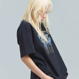 JE STUDS PRINT SS TEE