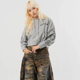 GA Cross 刺繍-Print Hoodie