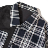 GA CHECK＆SUEDE SEPARATE SHIRTJKT
