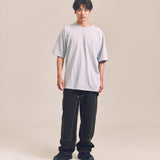 JE-ビンテージ加工・ダブルニーデニムパンツ