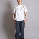 CPGN STUDIO-Oblique incision Carpenter Pants