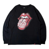 B-TRS PRINT&LINESTONE LS TEE