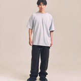 JE-ビンテージ加工・ダブルニーデニムパンツ