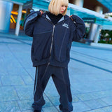 GA 切替DENIM ZIP HOODIE