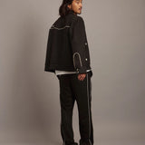 GA SUEDE-TRACK PANTS