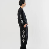 GA Cross 刺繍-Print Crew