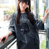 【GALFY×GALLIS ADDICTION】チー牛Tee SSMENS)