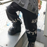 【GALFY×GALLIS ADDICTION】闇落ちピアススウェットパンツ