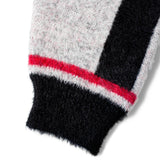 B-TRS SHAGGY KNIT JQ CARDIGAN