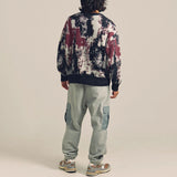 JE スプラッシュジャガードクルーニット