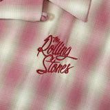 【The Rolling Stones×JACKROSE】 ヴィンテージ加工･チェックSSシャツ(短丈)