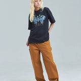 JE STUDS PRINT SS TEE