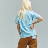 Healthknit/ヘルスニット INDIGO HENLEY NECK SHORT SLEEVE TEE