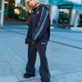 GA 切替DENIM ZIP HOODIE