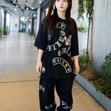 【GALFY×GALLIS ADDICTION】闇落ちピアス SS Tee