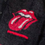 B-TRS SHAGGY KNIT JQ CARDIGAN