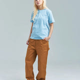 Healthknit/ヘルスニット INDIGO HENLEY NECK SHORT SLEEVE TEE
