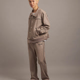 GA SUEDE-TRACK PANTS