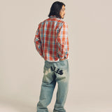 JE HEAVY FLANNEL CHECK WORK SHIRTS