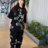 【GALFY×GALLIS ADDICTION】闇落ちピアススウェットパンツ