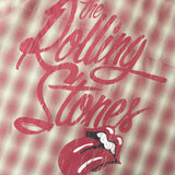【The Rolling Stones×JACKROSE】 ヴィンテージ加工･チェックSSシャツ(短丈)