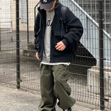 ボアスタンドカラーブルゾン