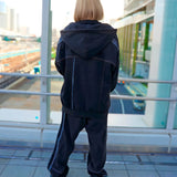 GA 切替DENIM ZIP HOODIE