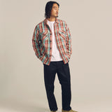 JE HEAVY FLANNEL CHECK WORK SHIRTS